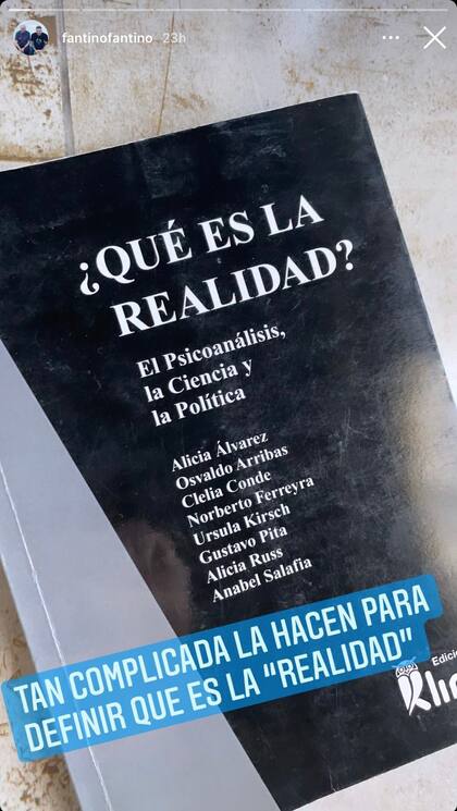 El periodista estudia Filosofía en la UCA de La Plata