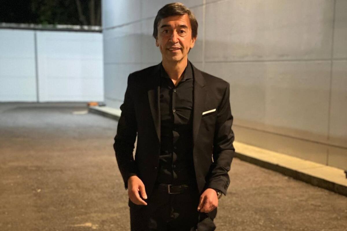 El periodista Marcelo Benedetto revivió el famoso "escorpión" de Higuita frente a sus compañeros de ESPN (Instagram)