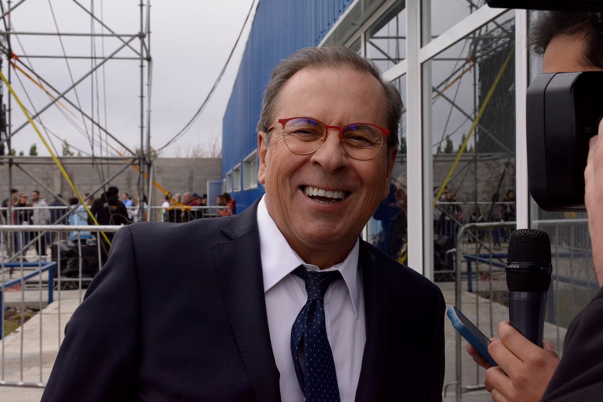 El periodista Mario Markic, flamante secretario de Turismo de Santa Cruz, el día de la asunción del nuevo gobernador