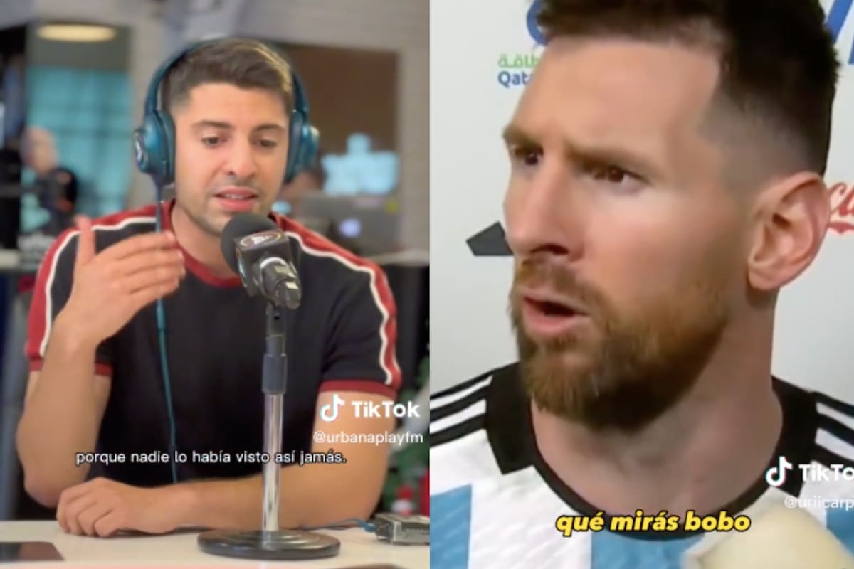 El periodista que entrevistó a Messi tras el triunfo contra Países Bajos explicó lo que ocurrió detrás del "qué miras, bobo"