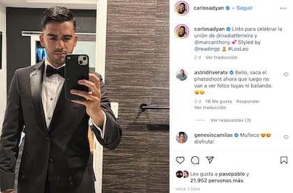 El periodista que fue invitado al casamiento de Marc Anthony y Nadia Ferreira