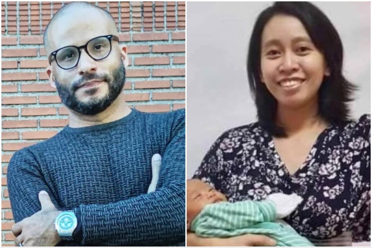 El periodista venezolano Rory Branker y la escritora y activista Amanda Echanis