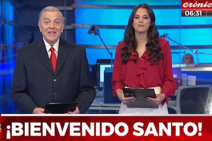 El periodista volvió a la pantalla chica luego de su desvinculación de elTrece en diciembre