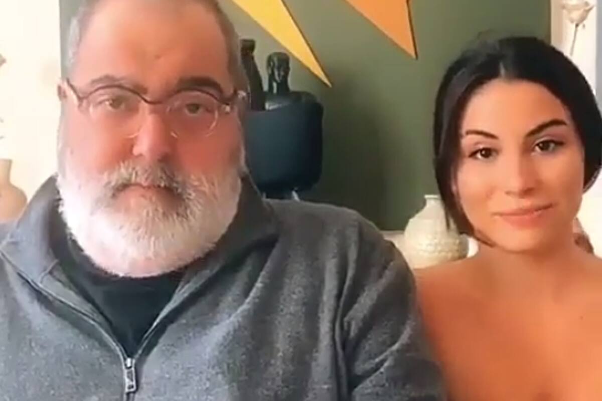 El periodista y su hija Lola hicieron un video juntos que es furor en las redes