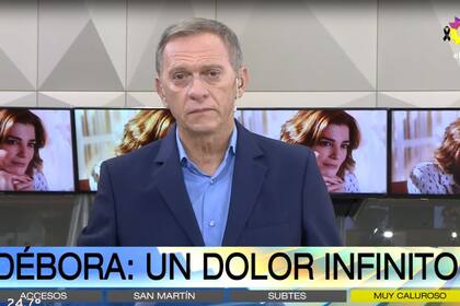 El periodista y todo el equipo se mostraron muy afectados por la noticia del fallecimiento de quien consideraban una amiga