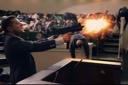 El personaje Holoborodko, en su ataque al Parlamento