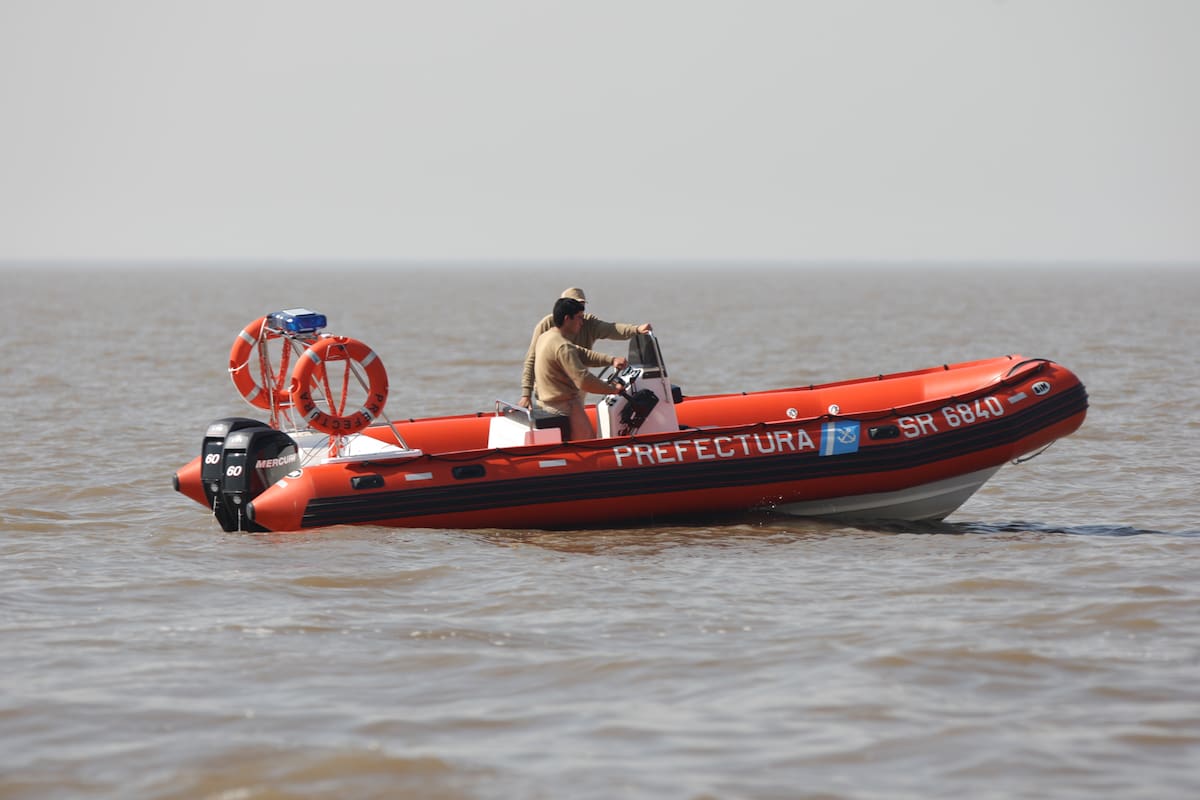 El personal de la Prefectura estuvo a cargo de la búsqueda en el Río de la Plata
. el 27_8_2009 loc_Foto: Ricardo Pristupluk