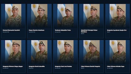 El personal elegido para la misión