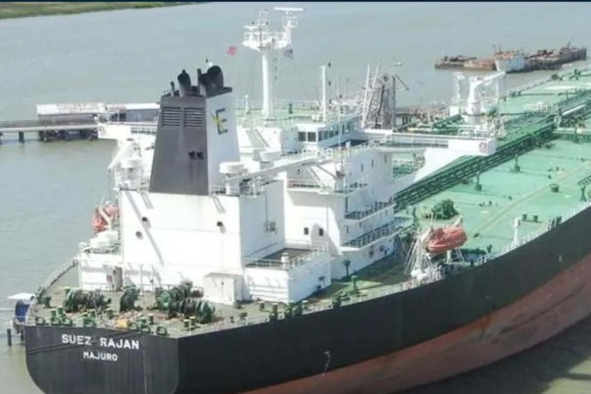 El petrolero Suez Rajan