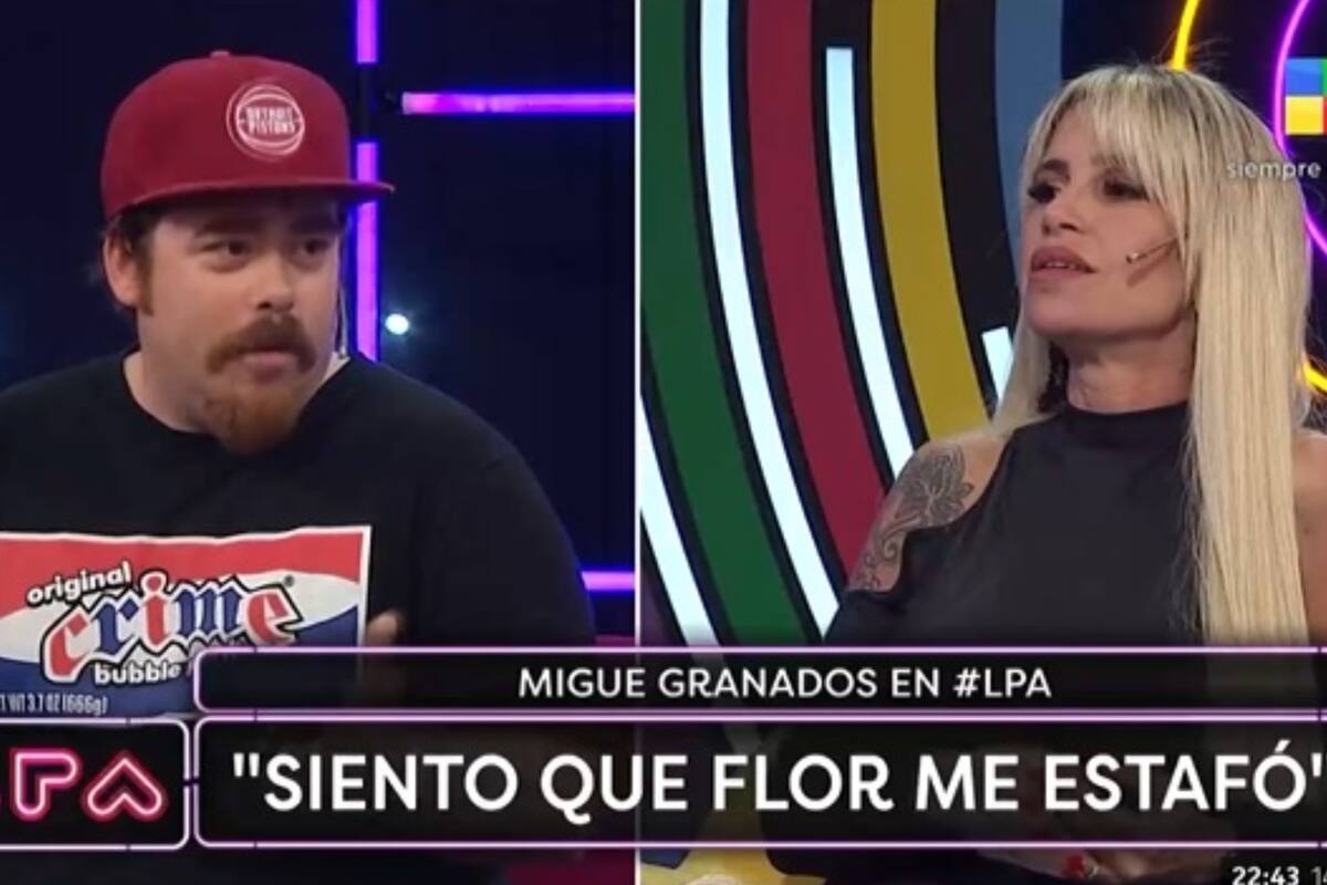 El picante ida y vuelta entre Migue Granados y Flor Peña por su cuenta en Divas Play: “Me hiciste pagar”