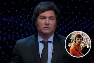 Milei puso de ejemplo a una gloria del fútbol pero cometió un pifie