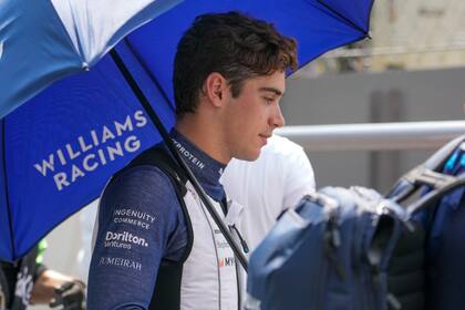 El piloto argentino Franco Colapinto. (AP Foto/Luca Bruno)