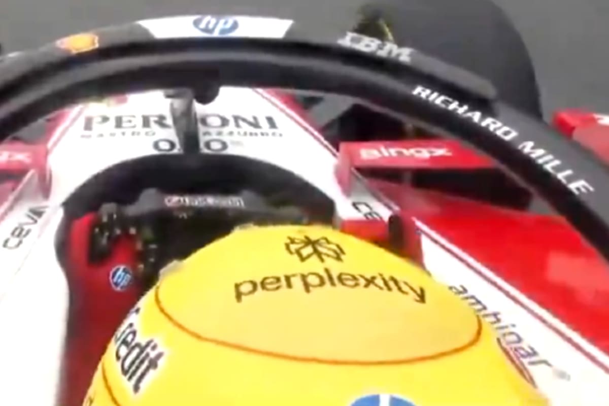 El piloto de Ferrari, Lewis Hamilton, realizó un particular gesto dirigido hacia Franco Colapinto luego de un toque entre ambos vehículo en el GP de Miami