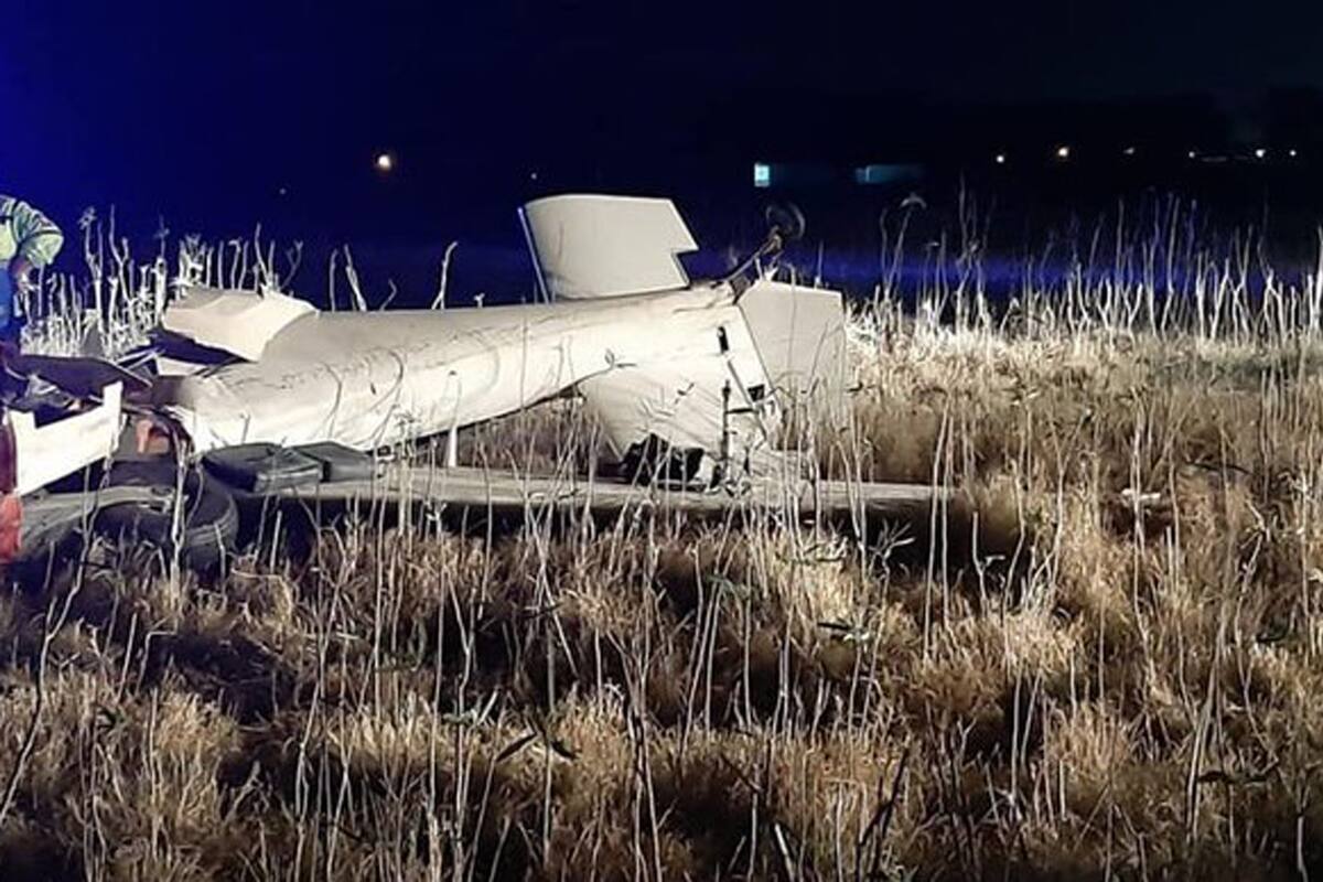 El piloto de la aeronave murió en el acto