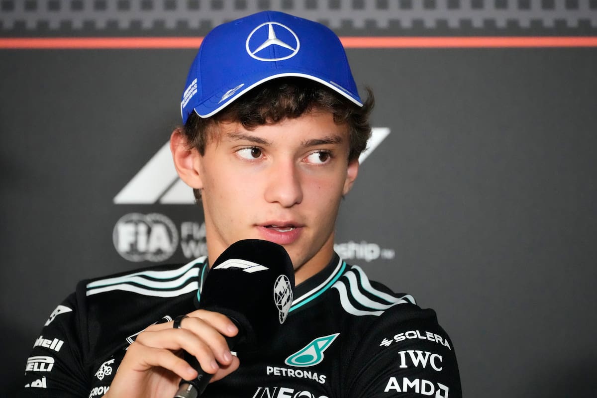 El piloto de Mercedes, Andrea Kimi Antonelli.