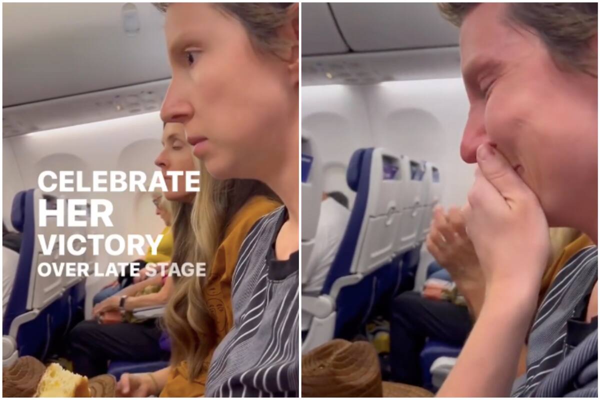 El piloto de un avión que viajaba a Hawái le dio una bienvenida inesperada a una pasajera