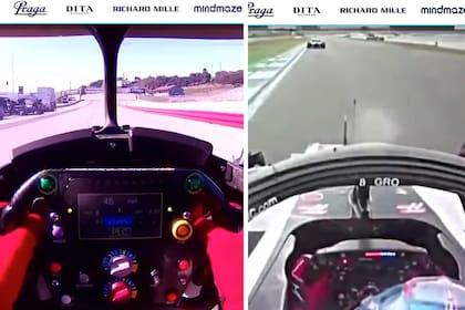 El piloto francés Romain Grosjean compara en video el comportamiento de su auto de Indy Car de este año con el de su Haas de Fórmula 1 de una temporada reciente.
