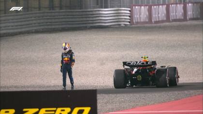 El piloto mexicano, Sergio Pérez, abandonó el GP de Qatar 2024