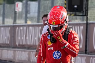 Desgracia en Monza para Ferrari: Leclerc choca y Hamilton llega 6º