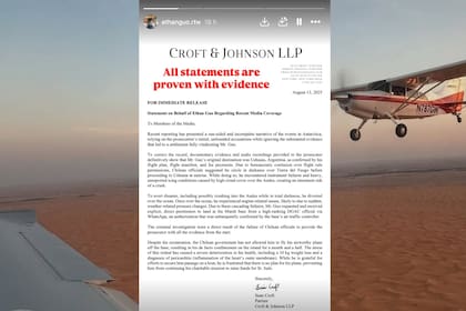 El piloto no podrá regresar a Chile durante tres años