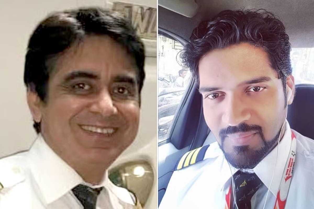 El piloto y el copiloto del vuelo 171 de Air India.