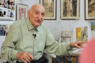 Joan Vaello, de 100 años: “Siempre antes de comer algo me tomo un vaso de agua”