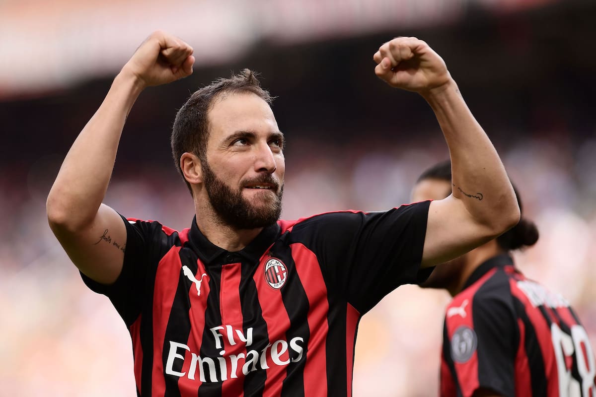 El Pipita Higuaín suma cuatro goles en el Calcio y dos en la Europa League