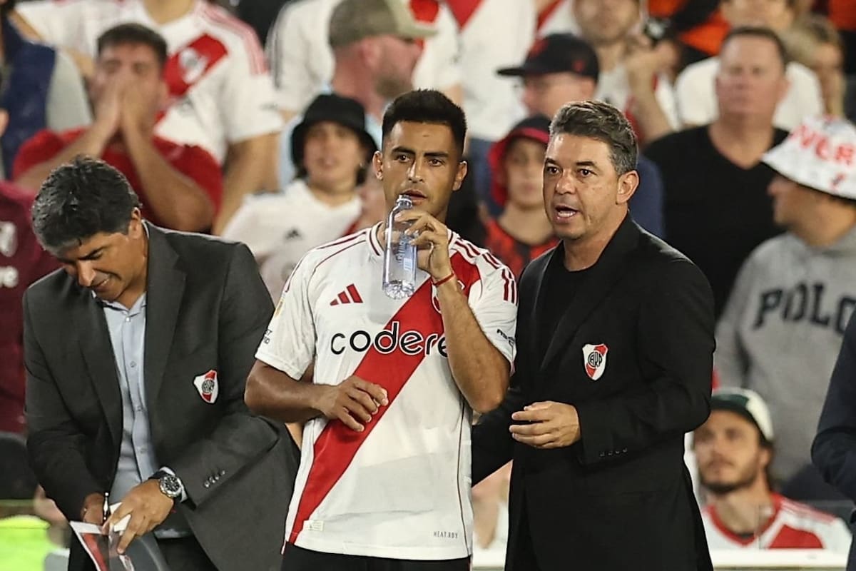 El Pity Martínez todavía no está para 90 minutos, pero Gallardo le va dando rodaje para que el volante creativo encuentre su mejor versión en River