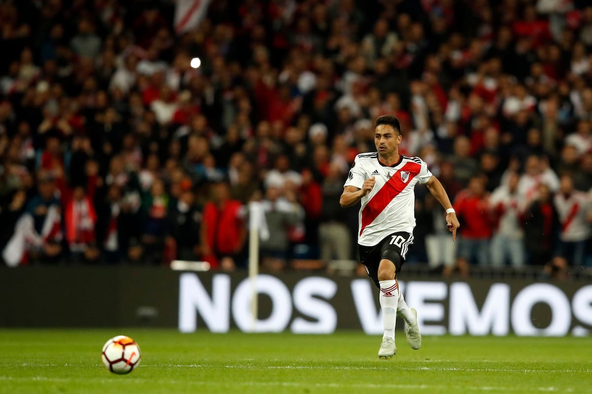El Pity Martínez va derecho al tercer gol, el prólogo del inicio del festejo de River Campeón