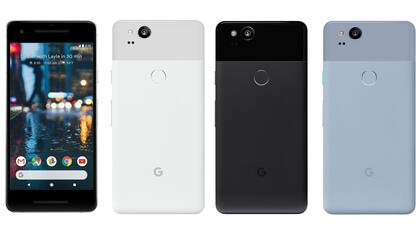 El Pixel 2 normal tiene un tamaño más convencional, con una pantalla de 5 pulgadas
