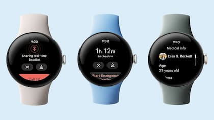 El Pixel Watch 2 tiene funciones de seguridad, como compartir la ubicación y avisar cuando llega a determinados lugares