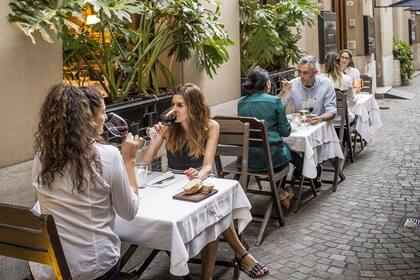 El placer de comer afuera