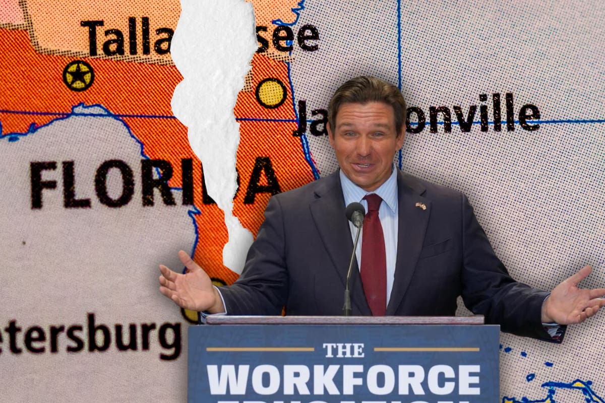 El plan de Ron DeSantis es aumentar la ventaja de 20-8 que tienen los republicanos, para pasar a un contundente 24-4