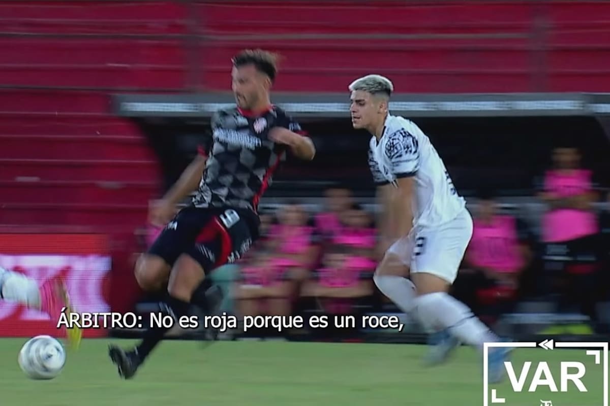 El planchazo que desató la polémica en Barracas Central vs. Independiente