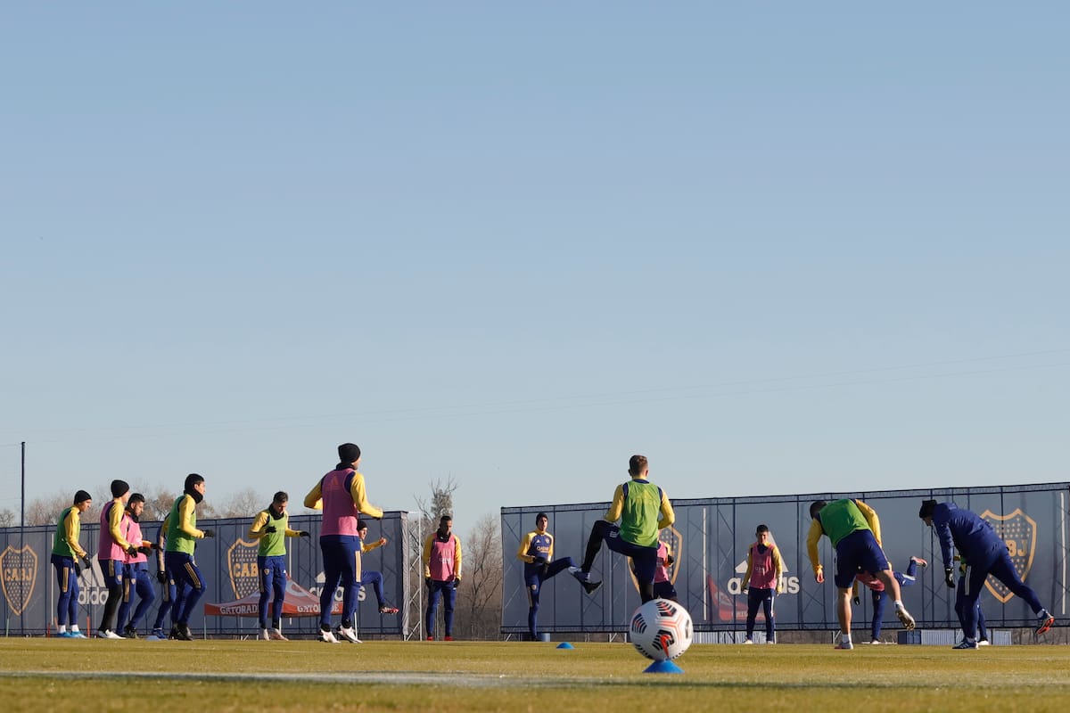 El plantel de Boca, a una semana de volver a competir por la Copa Libertadores