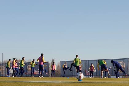 El plantel de Boca, a una semana de volver a competir por la Copa Libertadores
