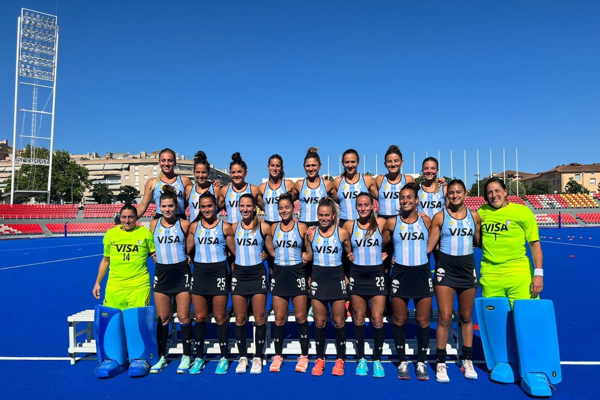 El plantel de la Leonas, listo para el debut en el Mundial de España y Países Bajos