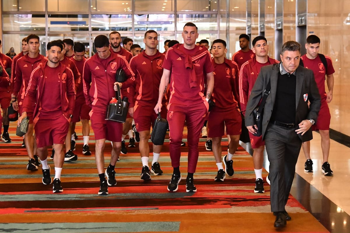 El plantel de RIver, liderado por Marcelo Gallardo, frente a un desafío de riesgo ante Atlético Mineiro en Brasil, por la Copa Libertadores