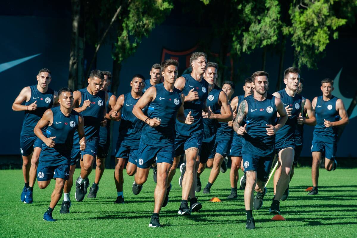 El plantel de San Lorenzo se entrena en la Ciudad Deportiva con la ilusión de conseguir un título en 2023