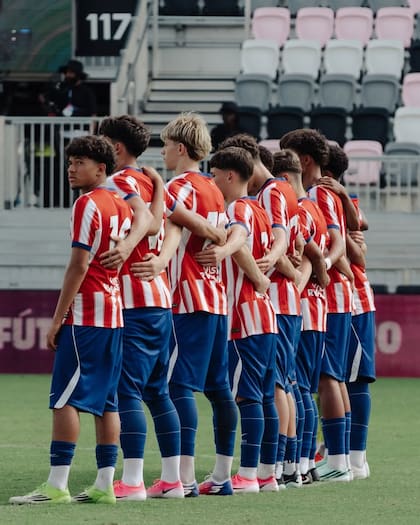 El plantel Sub 16 de Atlético de Madrid fue subcampeón de la Messi Cup 2025 y quiere revancha