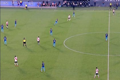 El planteo de Racing contra River