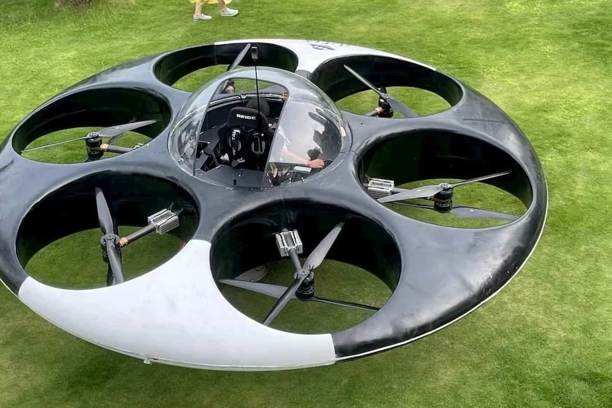 El "platillo volador" creado en Shenzhen, China