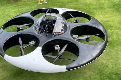 El "platillo volador" creado en Shenzhen, China