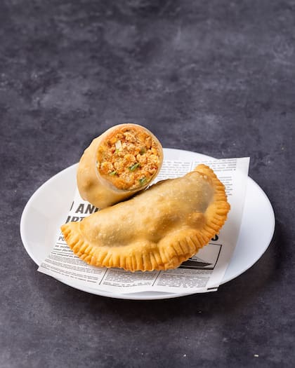 El plato estrella es la empanada frita