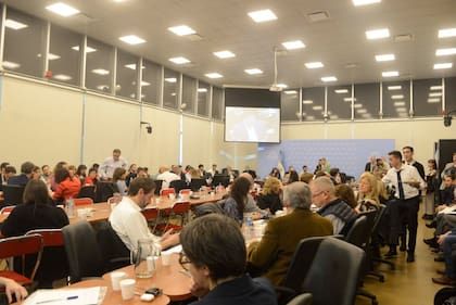 El plenario de las comisiones de Educación y Presupuesto, que sesionó el último miércoles en Diputados