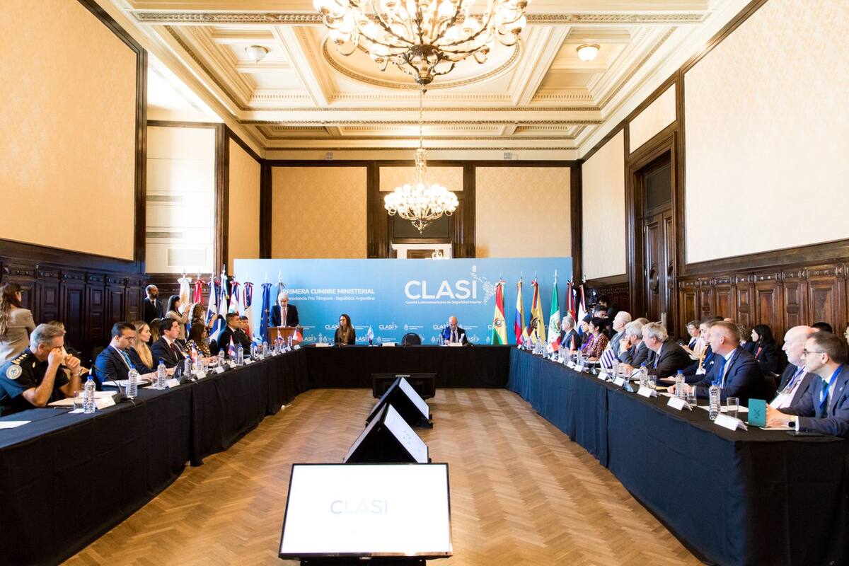 El plenario del Comité Latinoamericano de Seguridad Interior (Clasi), en su primera cumbre, en Buenos Aires