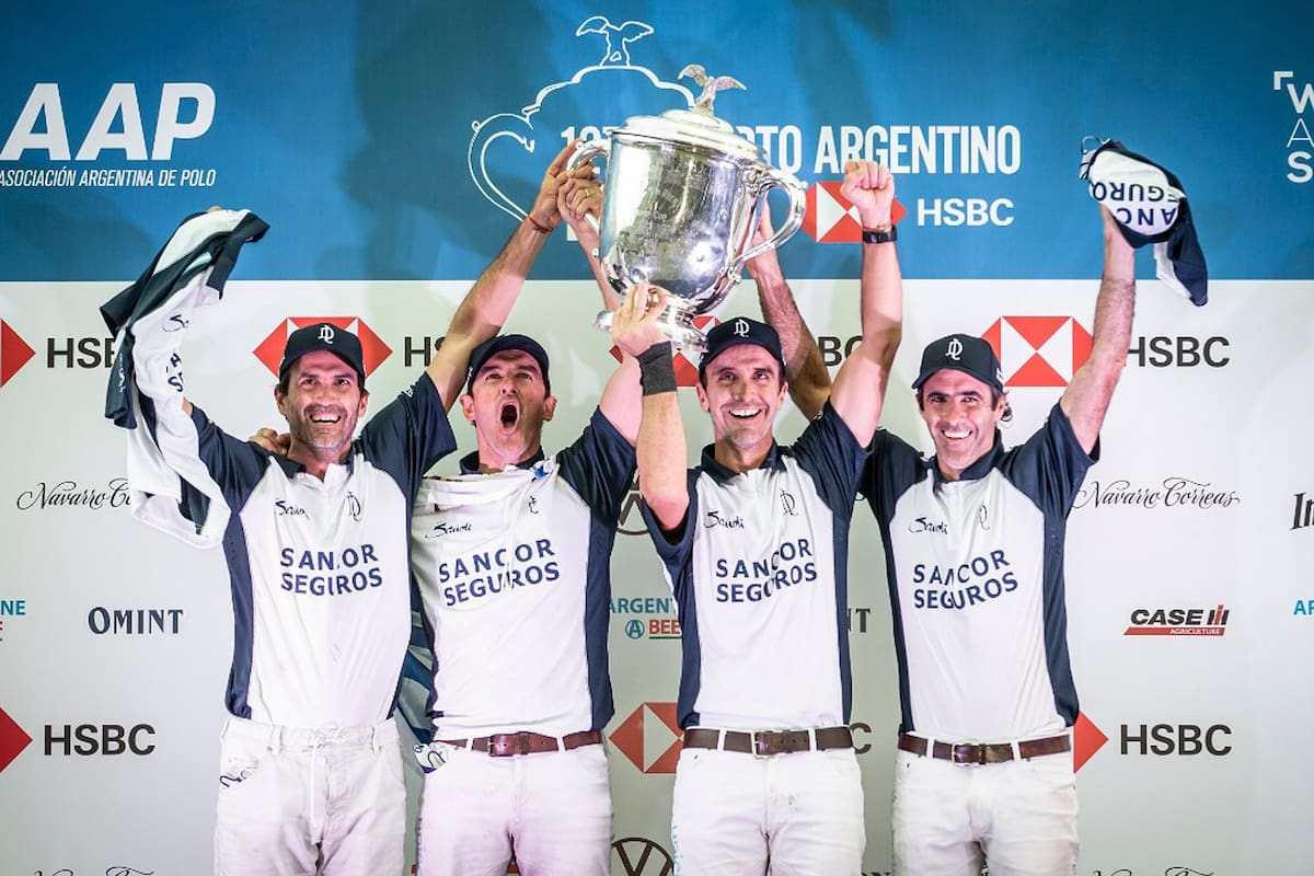 El podio del Abierto de Palermo.