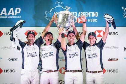 El podio del Abierto de Palermo.