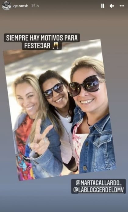 El polémico posteo de Geraldine La Rosa junto a Marta Gallardo, la hermana del entrenador de River
Foto: captura de pantalla
