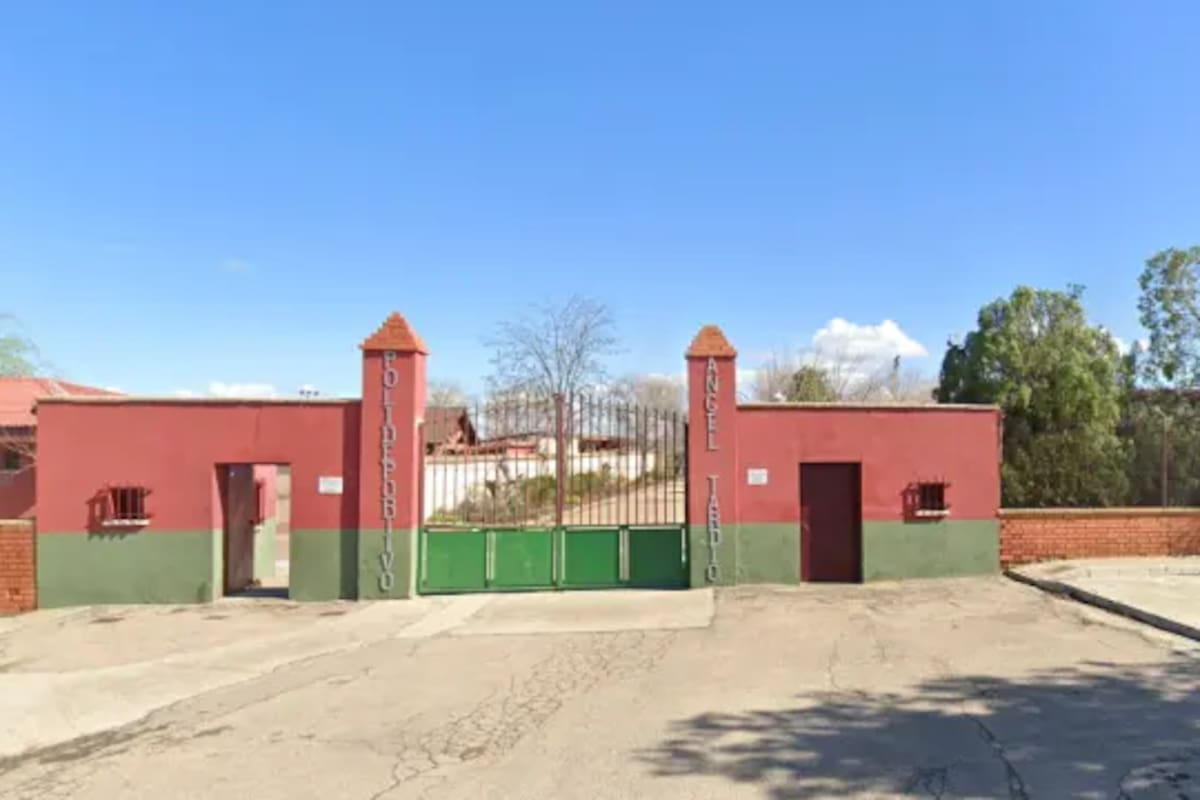 El polideportivo en donde tuvo lugar el asesinato del niño de 10 años.